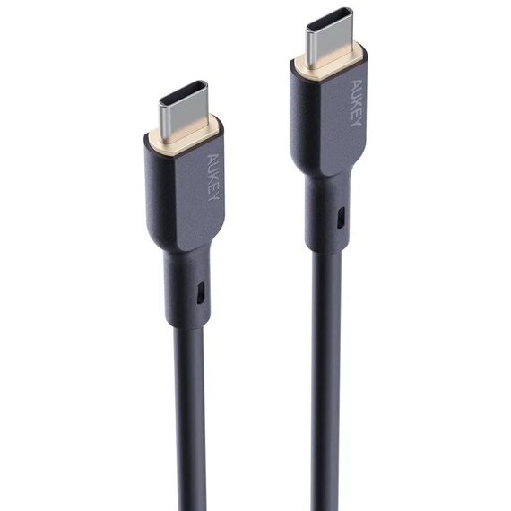 AUKEY CB-SCC101 USB-C Type-C Power Delivery PD 100W 5A 1m Silikon Black | Techbox