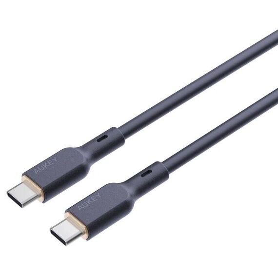 AUKEY CB-SCC101 USB-C Type-C Power Delivery PD 100W 5A 1m Silikon Black | Techbox