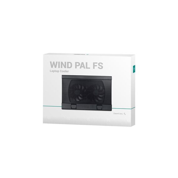 DeepCool Wind Pal FS laptop cooling pad 1200 RPM Black - Cooling Pads - Laptop Accessories - Techbox