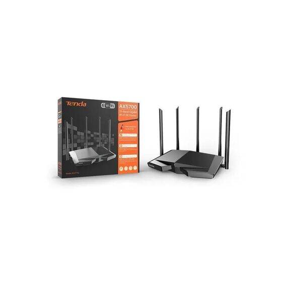 Tenda-RX27 PRO Router WiFi 6e AXE5700 - Modem & Routers - Network Devices - Techbox
