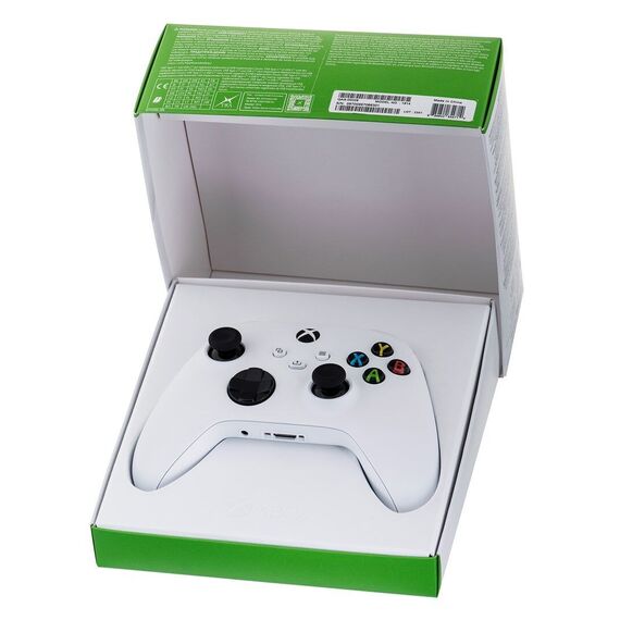 Microsoft Xbox Wireless Controller White Gamepad Xbox Series S,Xbox Series X,Xbox One,Xbox One S,Xbox One X Analogue / Digital Bluetooth/USB | Techbox