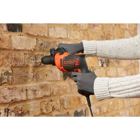 Black & Decker BEH710-QS drill 2800 RPM Black, Orange | Techbox