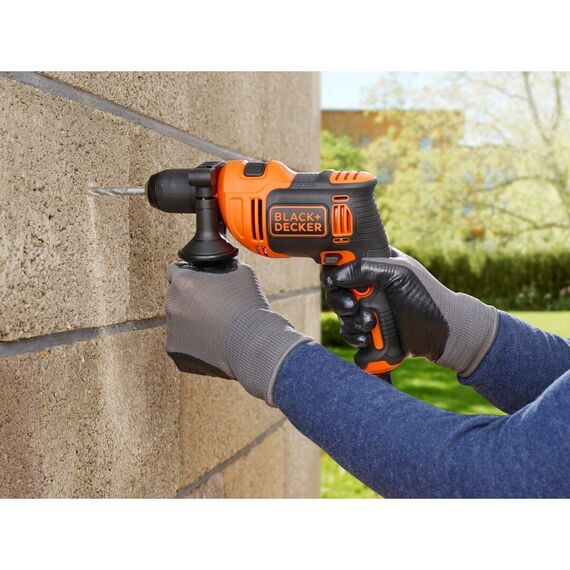 Black & Decker BEH710-QS drill 2800 RPM Black, Orange | Techbox