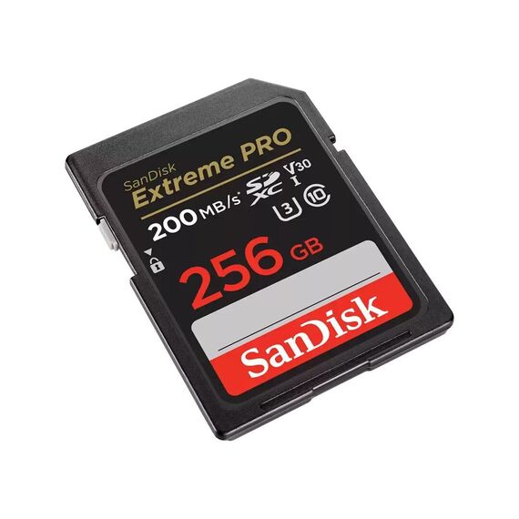 SANDISK EXTREME PRO SDXC 256GB 200/140 MB/s A2 - Memory Cards - Smartphones - Techbox