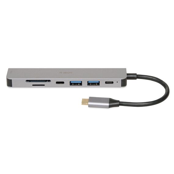 IBOX HUB USB IUH3SL4K SLIM USB3.2 HDMI 4K PD100W - USB Hubs & Card Readers - Peripherals - Techbox