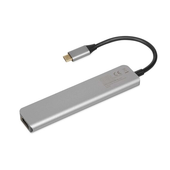 IBOX HUB USB IUH3SL4K SLIM USB3.2 HDMI 4K PD100W - USB Hubs & Card Readers - Peripherals - Techbox