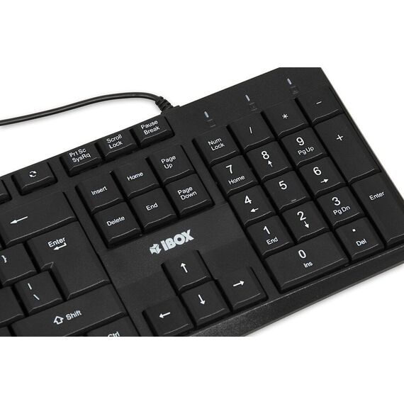 iBOX Eris USB Keyboard, Black | Techbox