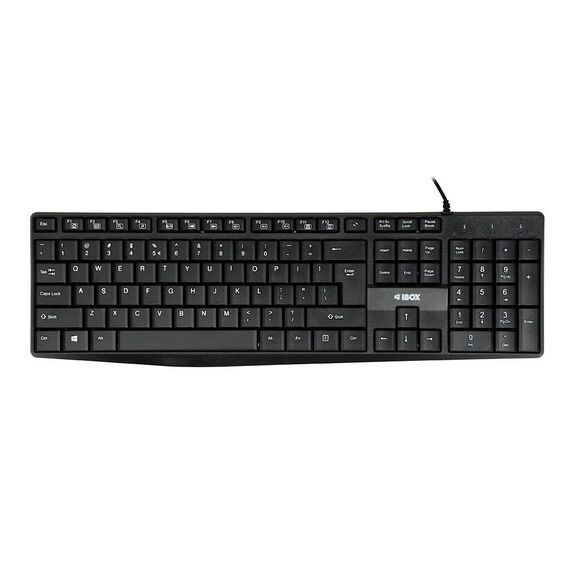 iBOX Eris USB Keyboard, Black | Techbox