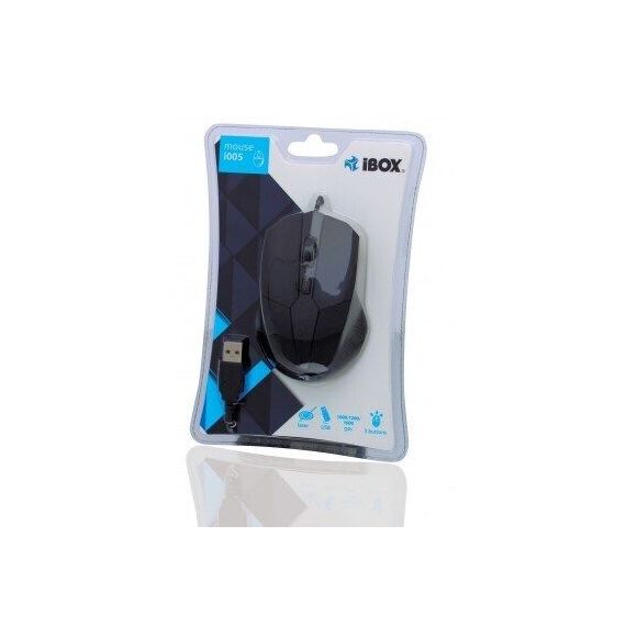 iBox i005 mouse Ambidextrous USB Type-A Laser 1600 DPI - Mice - Keyboards & Mice - Techbox
