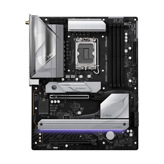 Asrock B860 LiveMixer WiFi Intel B860 LGA 1851 (Socket V1) ATX | Techbox