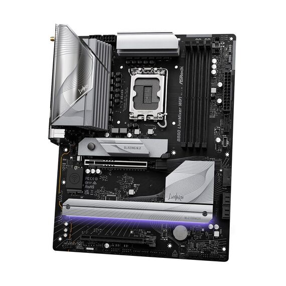 Asrock B860 LiveMixer WiFi Intel B860 LGA 1851 (Socket V1) ATX | Techbox