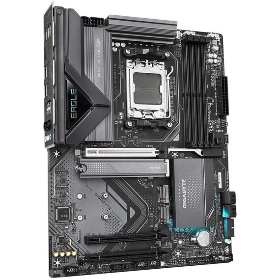 GIGABYTE X870 EAGLE WIFI7 Motherboard - Supports AMD Ryzen 9000 CPUs, 14+2+2 phases VRM, up to 8000MHz DDR5 (OC), 1xPCIe 5.0 + 2xPCIe 4.0, Wi-Fi 7, 2.5GbE LAN, USB 4 | Techbox
