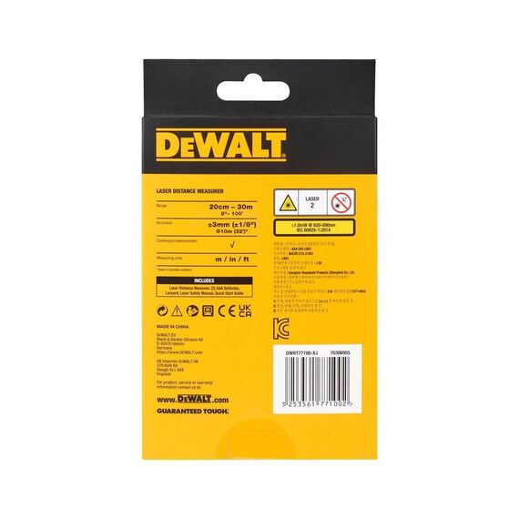 DeWALT DWHT77100-XJ distance meter | Techbox