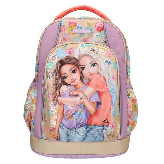 Topmodel - School Backpack GIRL POWER - Beige, Lilac, and Coral (413285) / Luggage and Travel Gear |  Techbox