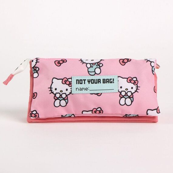 Hello Kitty triple pencil case |  Techbox