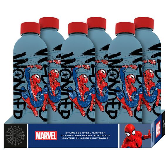 Marvel Spiderman aluminium bottle 500ml - Mugs & Bottles - Gifts - Techbox