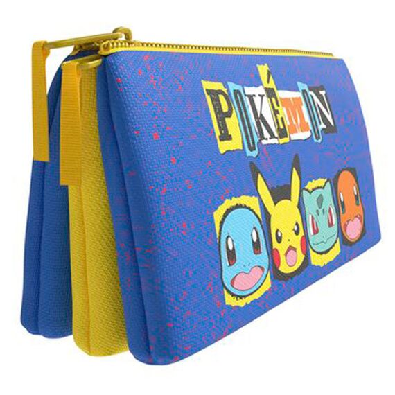 Pokemon triple pencil case |  Techbox