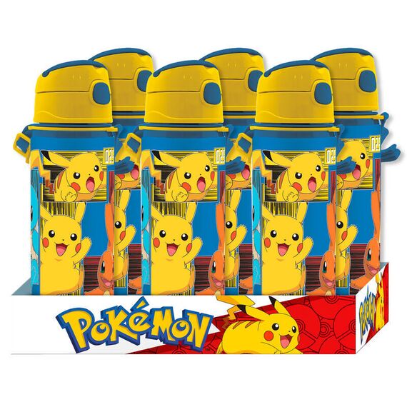 Pokemon assorted aluminium bottle 600ml |  Techbox