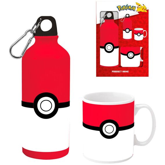 Pokemon mug + aluminium bottle set - Mugs & Bottles - Gifts - Techbox