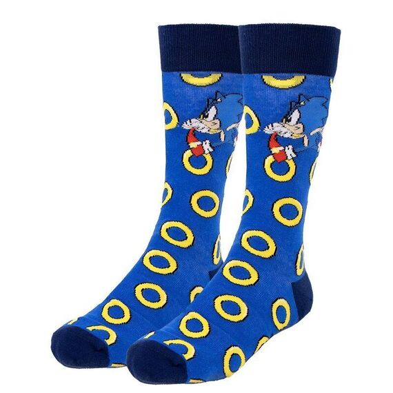 Sonic the Hedgehog pack 3 adult socks |  Techbox