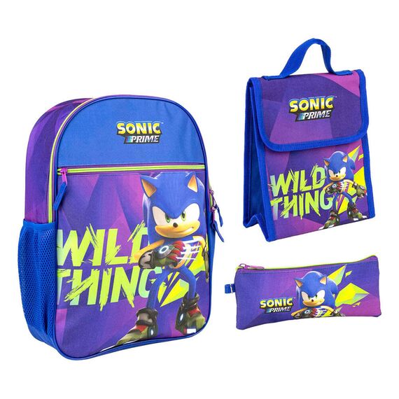 Sonic Prime Rucksack + lunch box + backpack 42cm |  Techbox