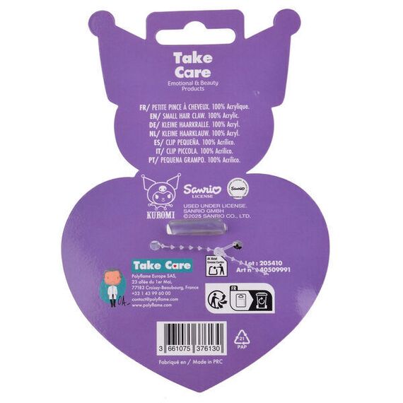Hello Kitty Kuromi premium hair clip |  Techbox