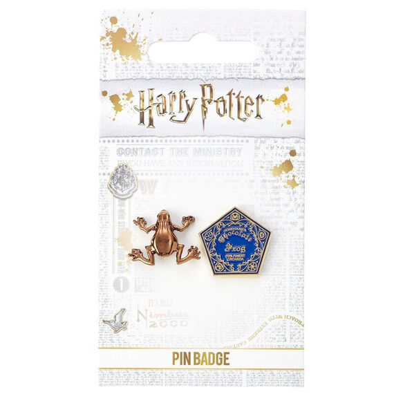 Harry Potter Chocolate Frog pin badge