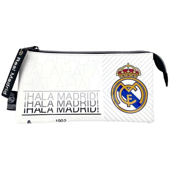Real Madrid triple pencil case |  Techbox