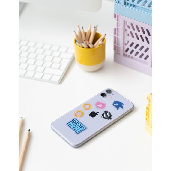 Sonic The Hedgehog reusable sticker set