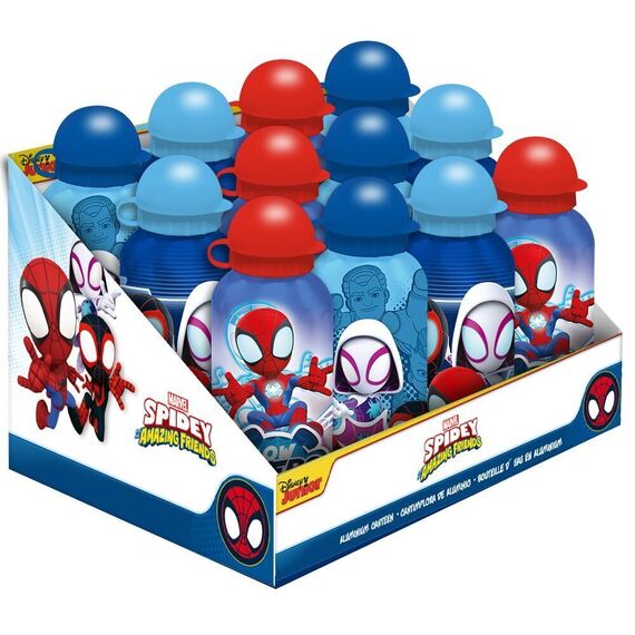 Marvel Spidey the Amazing Friends assorted Aluminium bottle 500ml |  Techbox