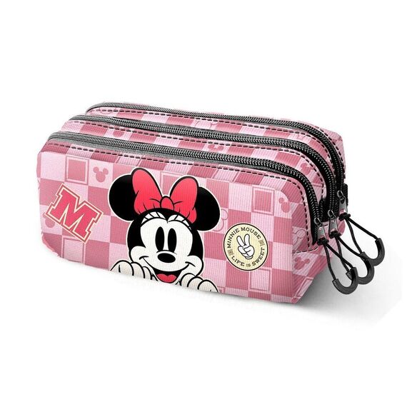 Disney Minnie Journey triple pencil case - Merchandise Office Supplies - Various - Techbox