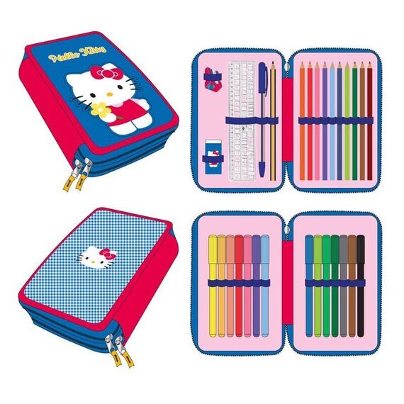 Hello Kitty double pencil case |  Techbox