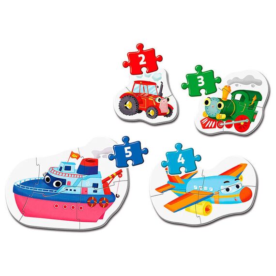 Means of Transport My First Puzzle 3-6-9-12pcs - Puzzles - Gifts - Techbox
