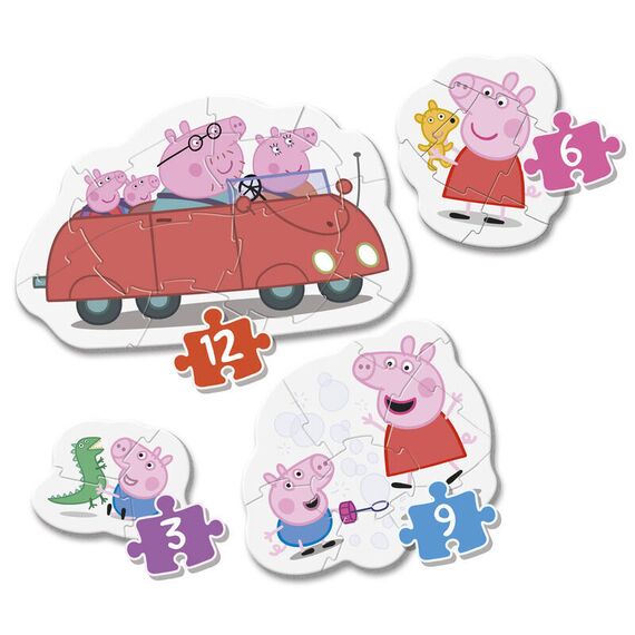 Peppa Pig My First Puzzle 3-6-9-12pcs - Puzzles - Gifts - Techbox