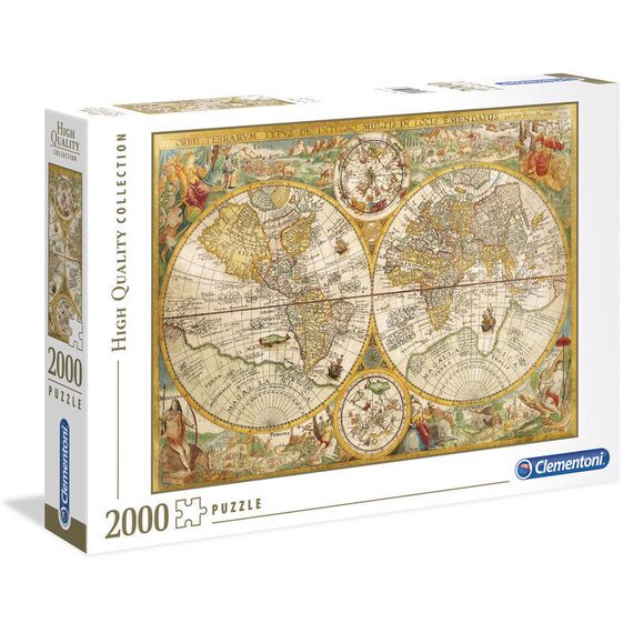 Ancient Map puzzle 2000pcs |  Techbox