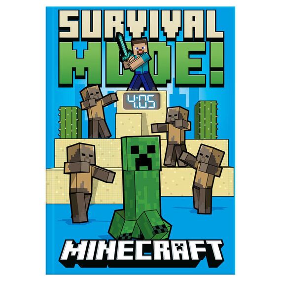 Minecraft Notebook with led clock - Merchandise Office Supplies - Various - Techbox