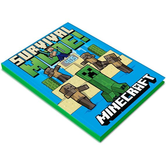 Minecraft Notebook with led clock - Merchandise Office Supplies - Various - Techbox