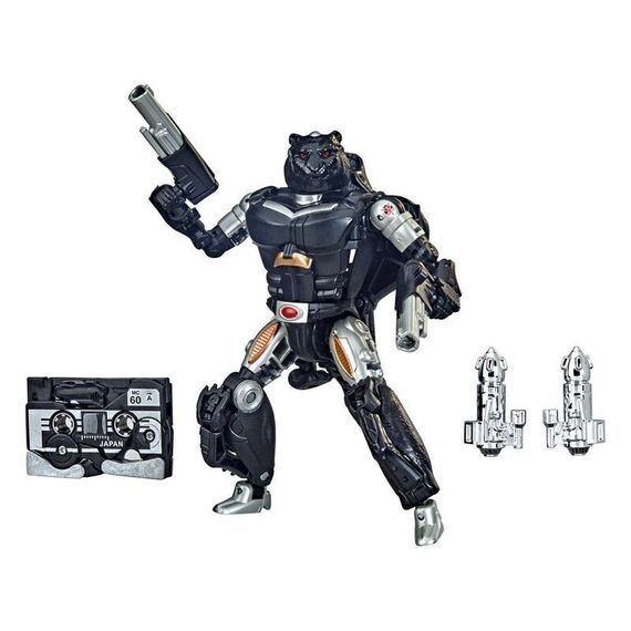 Transformers War From Cybertron Covert Agent Ravage + Decepticon Forever Ravage figures set 15cm - FIGURES - Product details