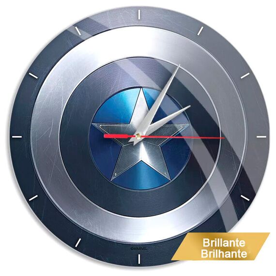 Marvel Captain America wall clock - Home Decoration - Gifts - Techbox
