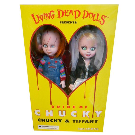 Living Dead Dolls Chucky and Tifanny pack 2 figures 25cm - Dolls - Collectibles - Techbox