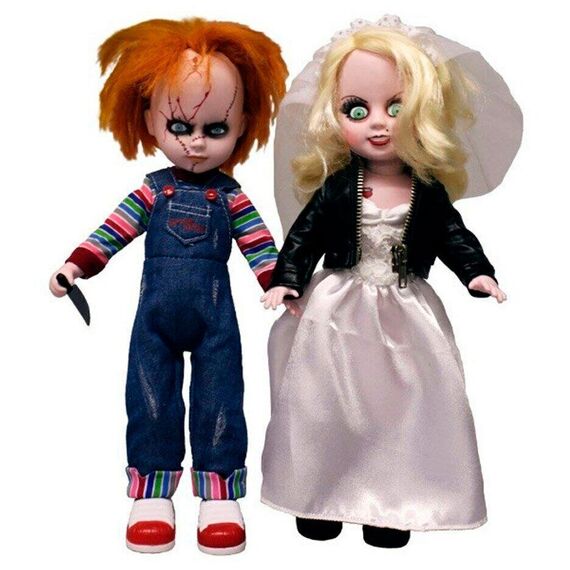 Living Dead Dolls Chucky and Tifanny pack 2 figures 25cm - Dolls - Collectibles - Techbox