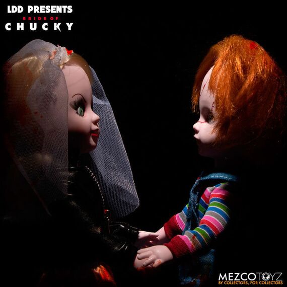 Living Dead Dolls Chucky and Tifanny pack 2 figures 25cm - Dolls - Collectibles - Techbox