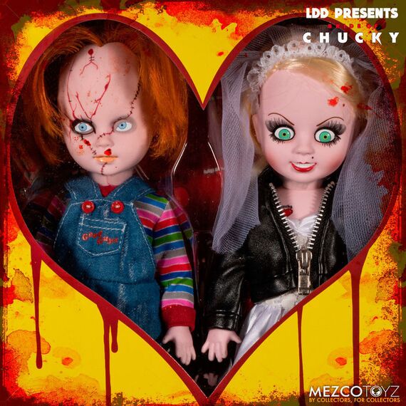 Living Dead Dolls Chucky and Tifanny pack 2 figures 25cm - Dolls - Collectibles - Techbox