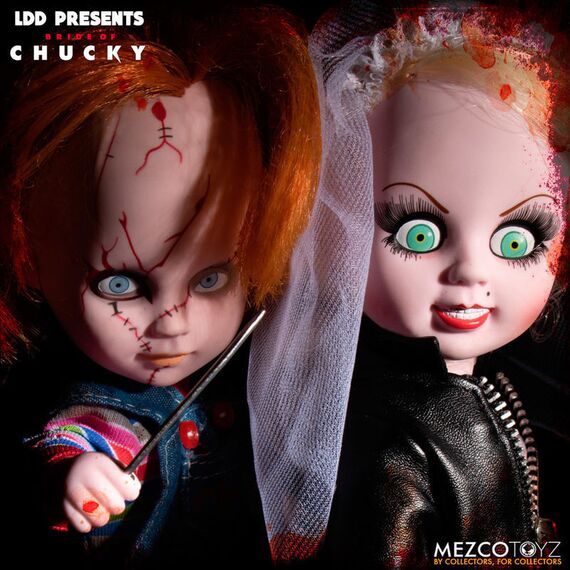 Living Dead Dolls Chucky and Tifanny pack 2 figures 25cm - Dolls - Collectibles - Techbox