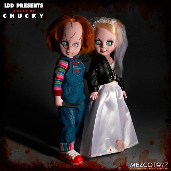 Living Dead Dolls Chucky and Tifanny pack 2 figures 25cm - Dolls - Collectibles - Techbox