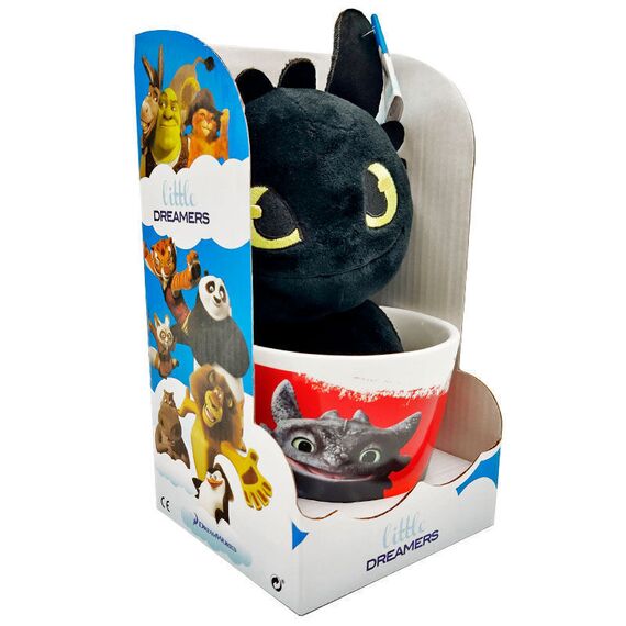 How to Train Your Dragon Toothless Mug + plush toy 18cm - Mugs & Bottles - Gifts - Techbox