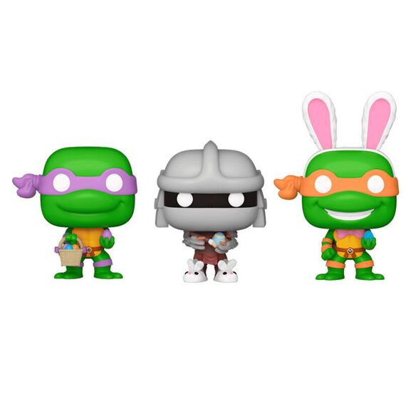 Carrot Pocket POP blister 3 figures Ninja Turtles Donatello Shredder Michelangelo |  Techbox