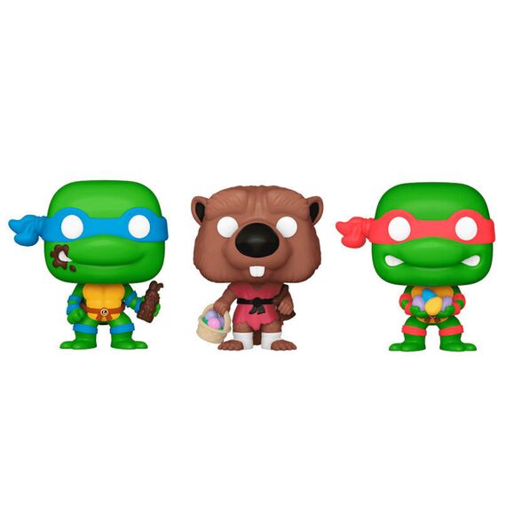 Carrot Pocket POP blister 3 figures Ninja Turtles Splinter Leonardo Raphael |  Techbox
