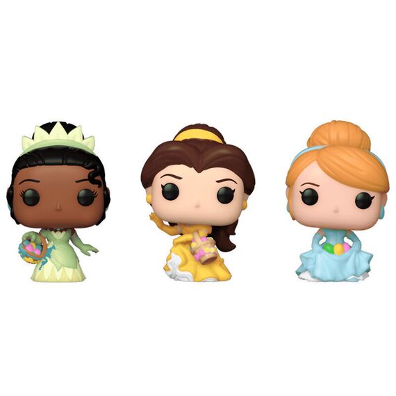 Carrot Pocket POP blister 3 figures Disney Princess Cinderella Tiana Bella |  Techbox