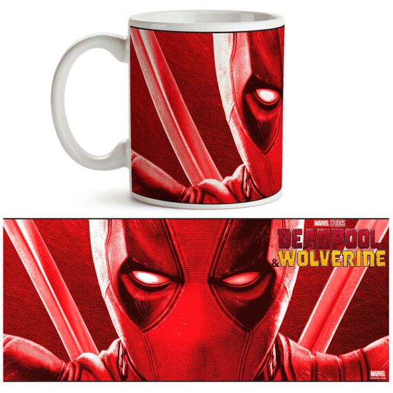Marvel Wolverine & Deadpool - Deadpool mug |  Techbox